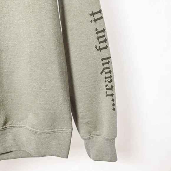 Taylor Swift ...Ready For It Sleeve Snake Reputation Era Sweatshirt Green Small - Picture 4 of 7